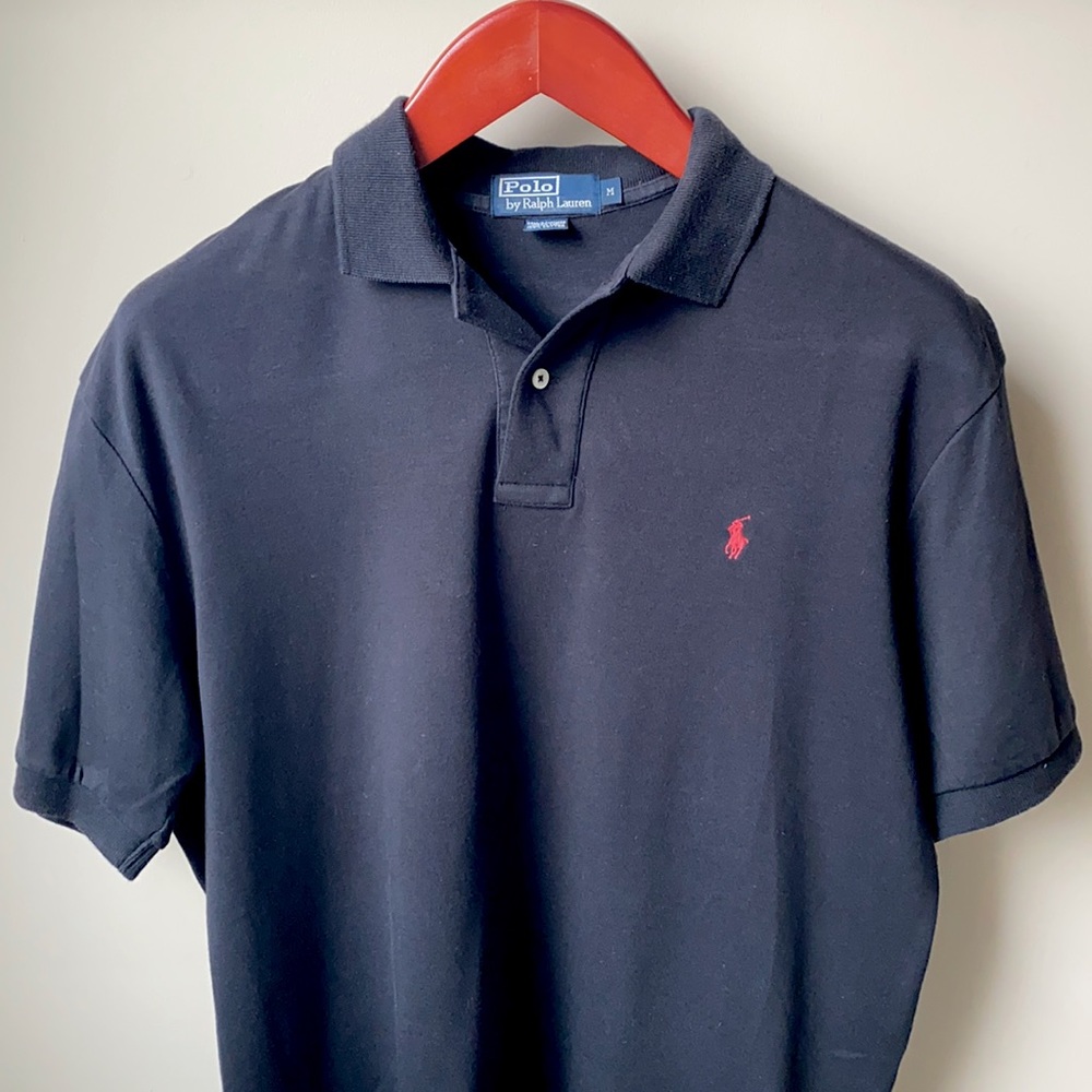 Polo Ralph Lauren Combed Cotton Polo, Black